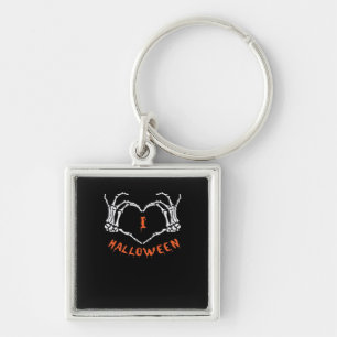Porte-clés Halloween de Slogan. Geste Cardiaque En Squelette