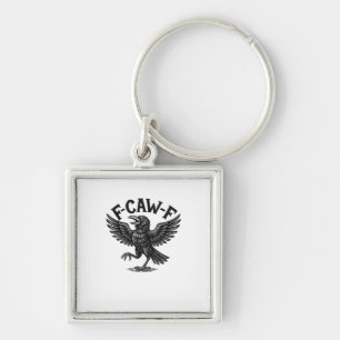 Porte-clés Halloween F-Caw-F Oiseau Corbeau Femmes Hommes Min