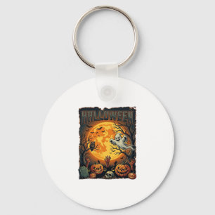 Porte-clés Halloween Fantôme Pleine Lune Jack Lanterns Zombie