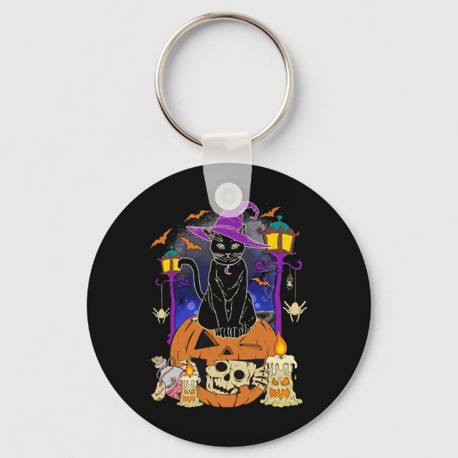 Porte-clés Halloween Femmes Hommes Enfants Halloween Pompe de (Recto)
