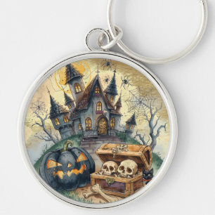 Porte-clés Halloween, Gardien Crâne