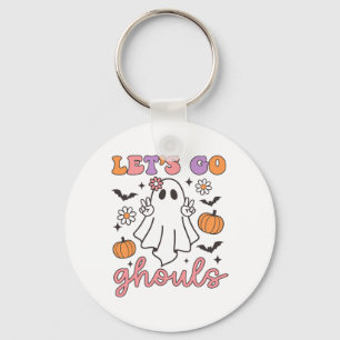 Porte-clés Halloween Go Ghouls Ghost Retro Costume femme