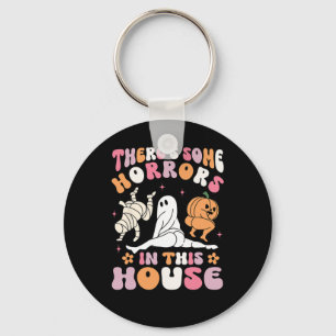 Porte-clés Halloween Il y a des horreurs dans cette maison fa