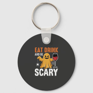 Porte-clés Halloween Manger Boire Être Effrayant Fantôme Conc