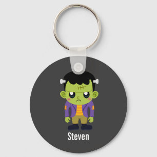 Porte-clés Halloween monstre Frankenstein Green