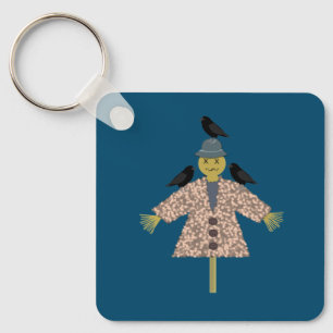 Porte-clés Halloween Paille Écarette et Ravages personnalisés