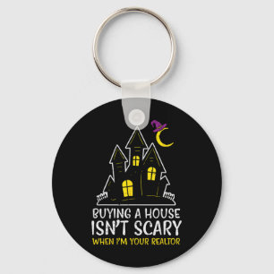 Porte-clés Halloween Realtor Acheter Maison N'Est Pas Scary C