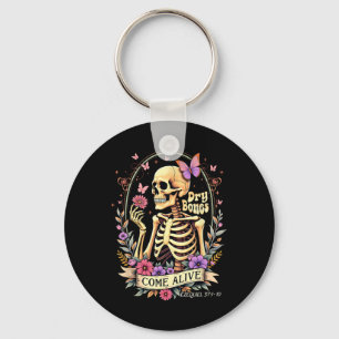 Porte-clés Halloween Sec Bones Venez Vivants Danser Skeleton 
