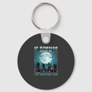 Porte-clés Halloween Si les zombies nous poursuivent_1