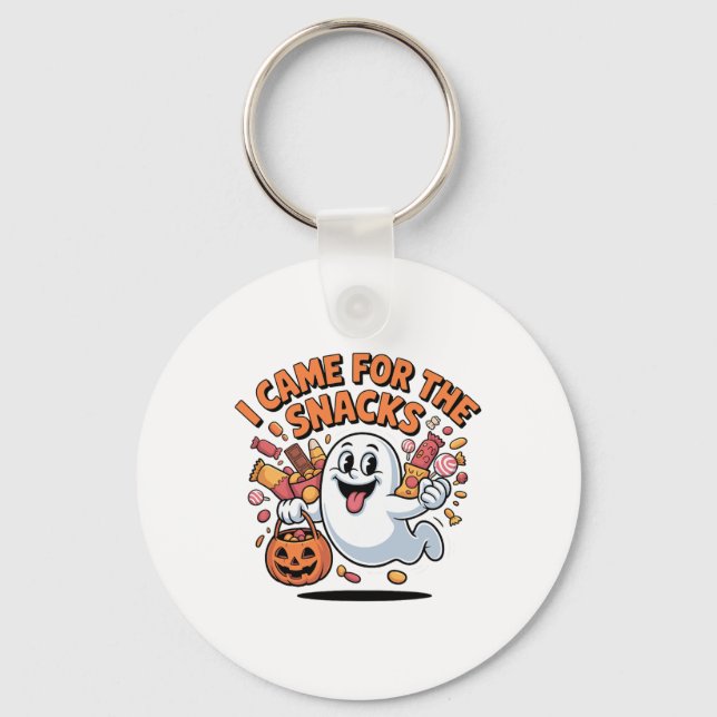 Porte-clés Halloween Snacks Ghost Funny Trick-or-traiter Cand (Recto)