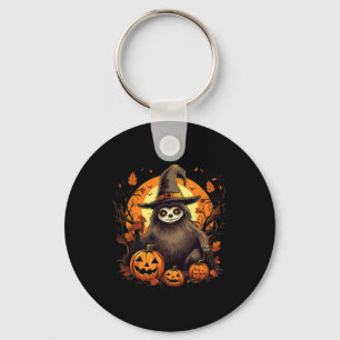 Porte-clés Halloween sorcière éffrayante Sloth