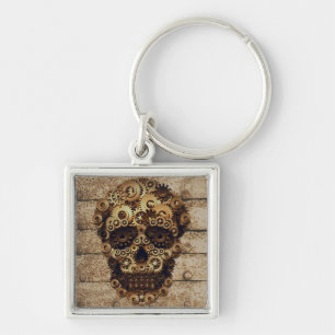 Porte-clés Halloween Steampunk Skeleton Porte - clé
