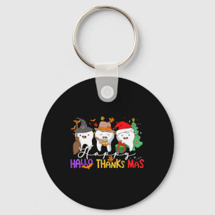 Porte-clés Halloween Thanksgiving Noël Enfants Hommes De