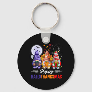 Porte-clés Halloween Thanksgiving Noël Joyeux Hallomerci