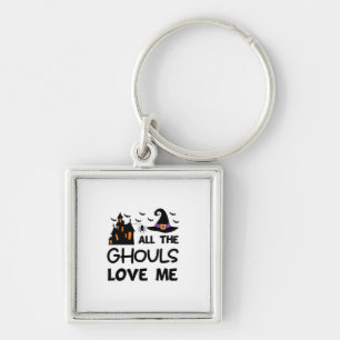 Porte-clés Halloween Tous Les Gouls M'Aiment Anniversaire