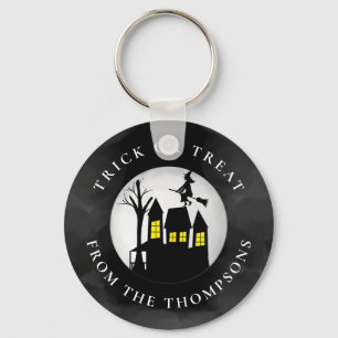 Porte-clés Halloween Trick Ou Treat Éffrayant Haunted House