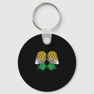 Porte-clés Halloween vers le haut vers le bas de l'ananas squ
