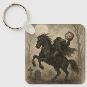 Porte-clés Halloween vintage/gothique sans tête/automne