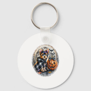 Porte-clés Halloween Yorkie Dog