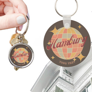 Porte-clés Hambourg Deutschland Retro Vintage