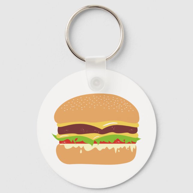 Porte-clés hamburger (Recto)