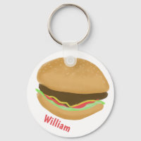 Hamburger Amateurs de plaisir Yummy nom personnali