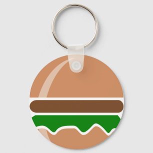 Porte-clés hamburger restauration rapide un sandwich