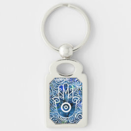 Porte-clés Hamsa Swirls