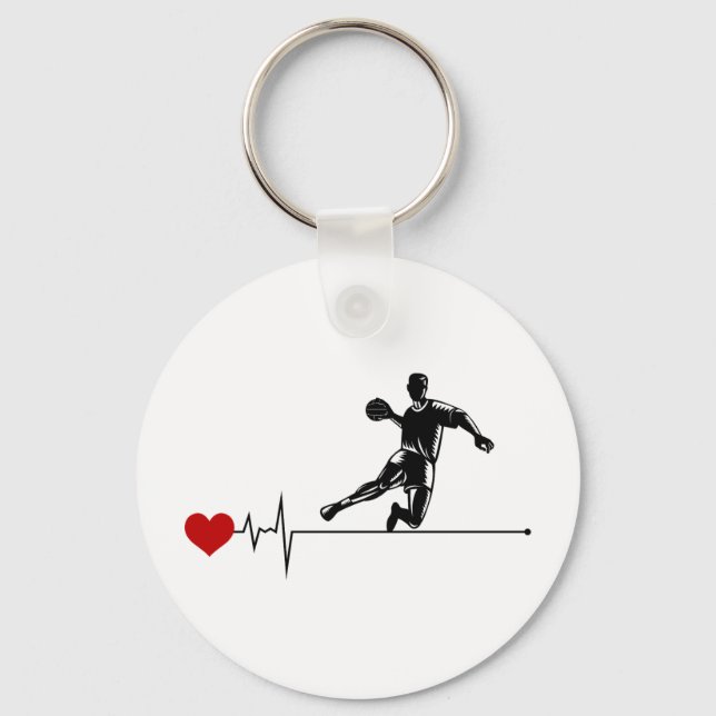 Porte-clés Handball Coach Handballer Drôle Dire (Recto)