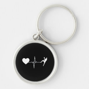 Porte-clés Handball Handball Player Heartbeat