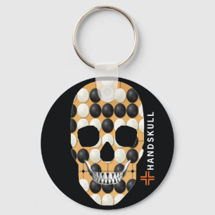 Porte-clés HANDSKULL Baduk, Happy skull, drapeau Baduk