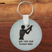 Handyman - do-it-yourself type avec marteau - Ajou