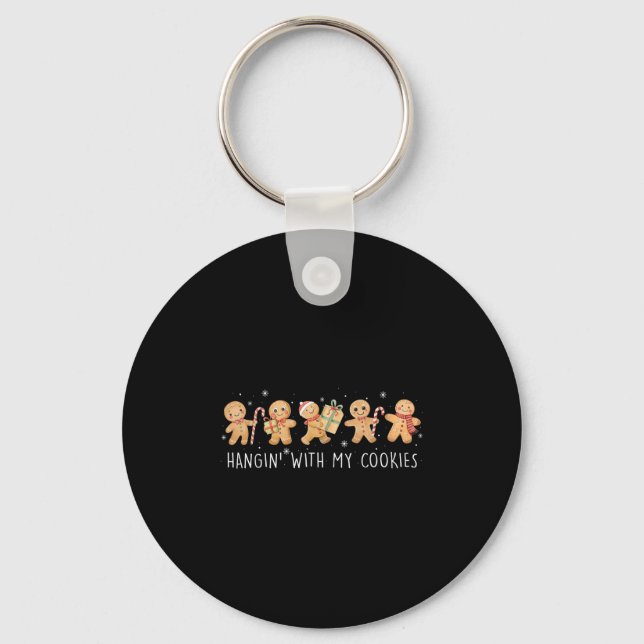 Porte-clés Hangin With My Cookies Gingerbread Women Christmas (Recto)
