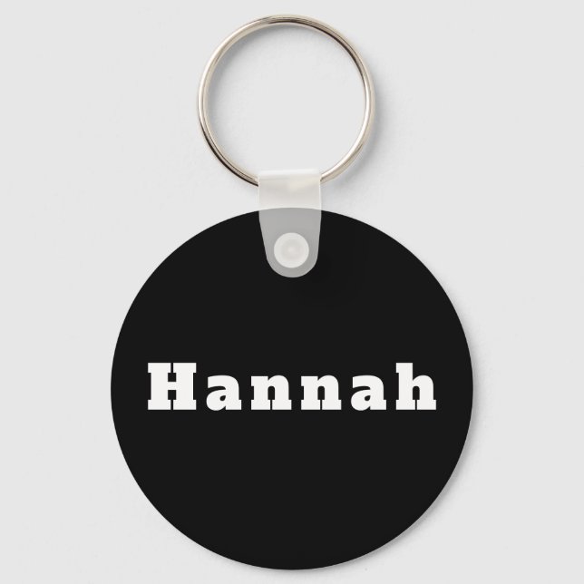 Porte-clés Hannah (Recto)