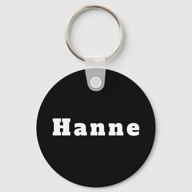 Porte-clés Hanne (homonymie) (Recto)