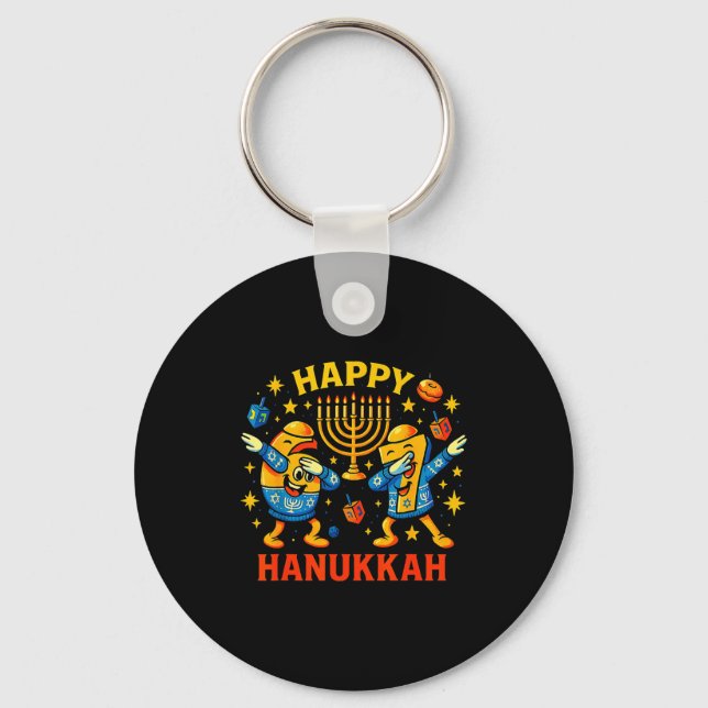 Porte-clés Happy 67 Hanukkah Funny Holiday Meme Design  (Recto)