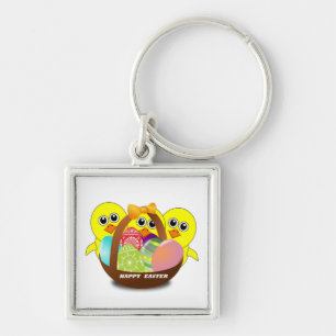 PORTE-CLÉS "HAPPY EASTER" CHICS