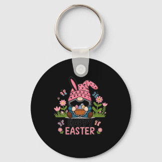 Porte-clés Happy Easter Day 2025 Bunny Gnome 
