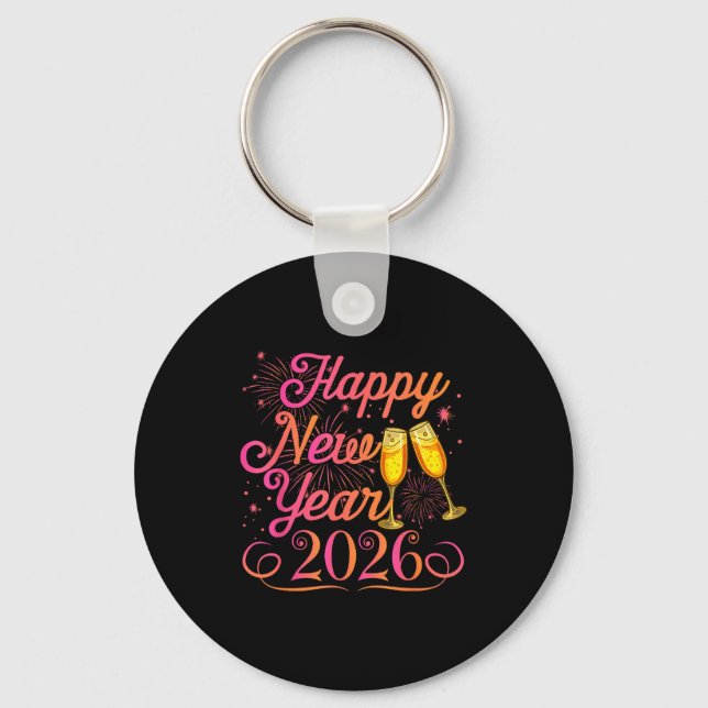 Porte-clés Happy New Year Funny Matching Family New Years Eve (Recto)