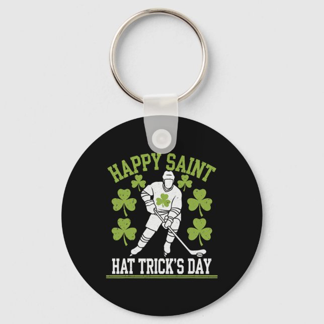 Porte-clés Happy Saint Hat Trick's Day St. Patrick's Day Hock (Recto)