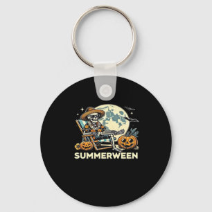 Porte-clés Happy Summerween Skeleton Drink été Halloween F