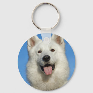 Porte-clés Happy Swiss Shepherd dog