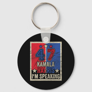 Porte-clés Harris I'm Speaking Citation de la campagne présid