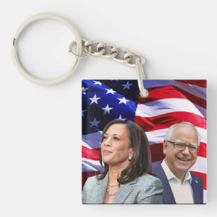 Porte-clés Harris Waltz 2024 - Kamala Harris Tim Waltz
