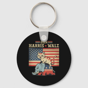 Porte-clés Harris Waltz 2024 Vp Présidente Election Drôle Cha