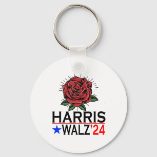 Porte-clés Harris Waltz Vote Kamala Flower 2024
