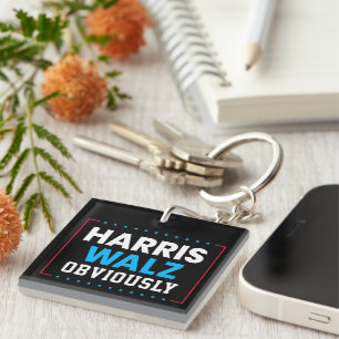 Porte-clés Harris Walz Évidemment