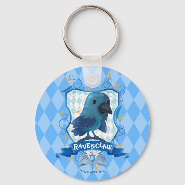 Porte-clés Harry Potter | Charmant blason de SERDAIGLE™ (Recto)
