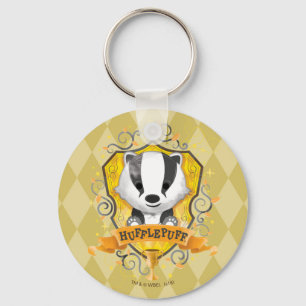Porte-clés Harry Potter   Charme HUFFLEPUFF™ Crest
