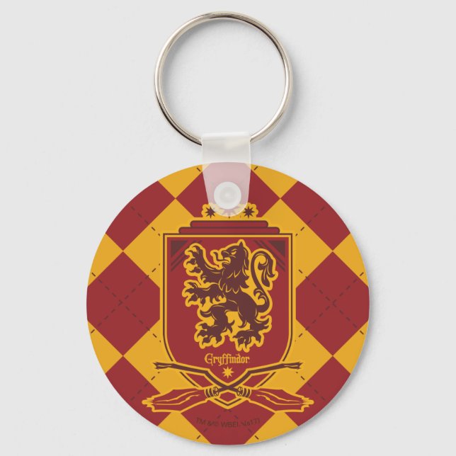 Porte-clés Harry Potter | Gryffindor QUIDDITCH™ Crest (Recto)